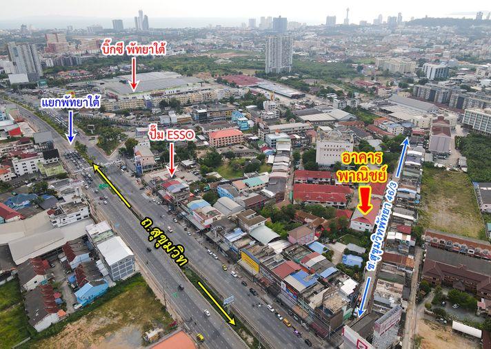 รูป ขายอาคารพาณิชย์ ถนนสุขุมวิท พัทยาใต้ อ.บางละมุง จ.ชลบุรี - รูปที่ 3/17