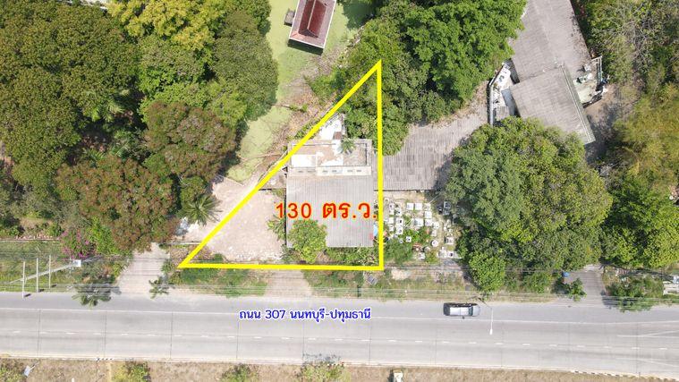 รูป [ขาย] ที่ดินทำเลศักยภาพ 130 ตร.ว. หน้ากว้างสวย 44 เมตร ติดถนนใหญ่ 307 (ปทุมธานี-นนทบุรี) - รูปที่ 4/8