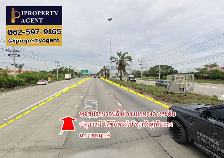 รูป ขายที่ดิน ถนนกาญจนาภิเษก คลองพระอุดม ลาดหลุมแก้ว ปทุมธานี - รูปที่ 9/22