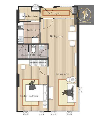picture 🎈 #MT2607_151 🎈💥Urgent💥 Guaranteed availability! Click quickly before it's gone‼️ For Rent 20k.🔥 The Crest Phahonyothin 11 Condo - 15/16