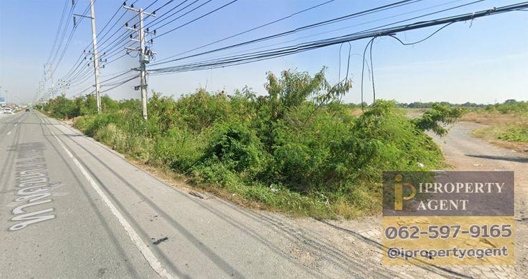 รูป ขายที่เปล่า แปลงใหญ่ ริมถนนพหลโยธิน วังน้อย อยุธยา - รูปที่ 4/8
