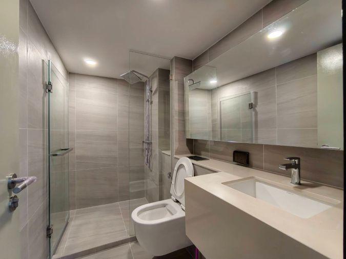 รูป ขายคอนโด Duplex 2 ห้องนอน เพดานสูง 4.2 เมตร | KnightsBridge Space สุขุมวิท–พระราม 4 ใกล้ BTS พระโขนง  MK-02 line @livingbkk  - รูปที่ 16/17