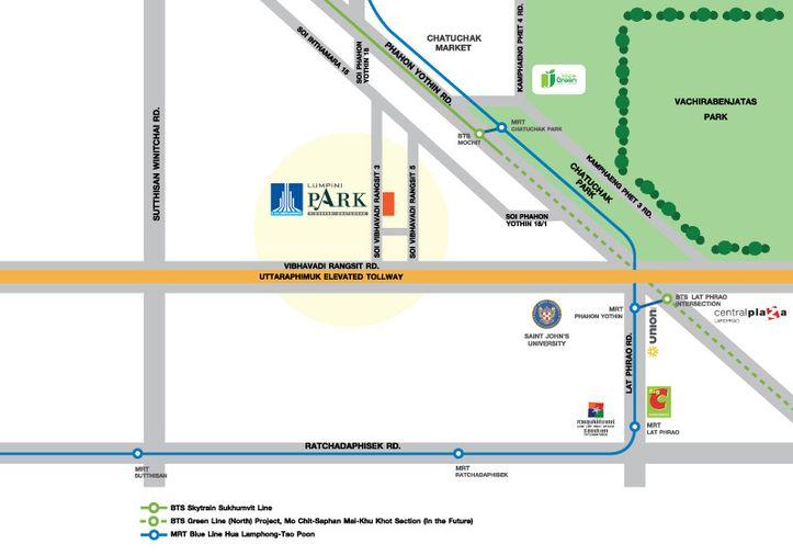 รูป Lumpini Park Vibpavadi - Chatuchak | ใกล้รถไฟฟ้า BTS สายสุขุมวิท สถานีสะพานควาย - รูปที่ 7/7