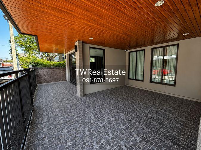 รูป ขายบ้านเดี่ยว 2 ชั้น ภัสสร วงแหวน–รามอินทรา บ้านเดี่ยวหลังมุม พื้นที่ 64.8 ตร.วา ฟังก์ชันครบ 4 ห้องนอน ใกล้ Fashion Island และรถไฟฟ้าสายสีชมพู - รูปที่ 3/9
