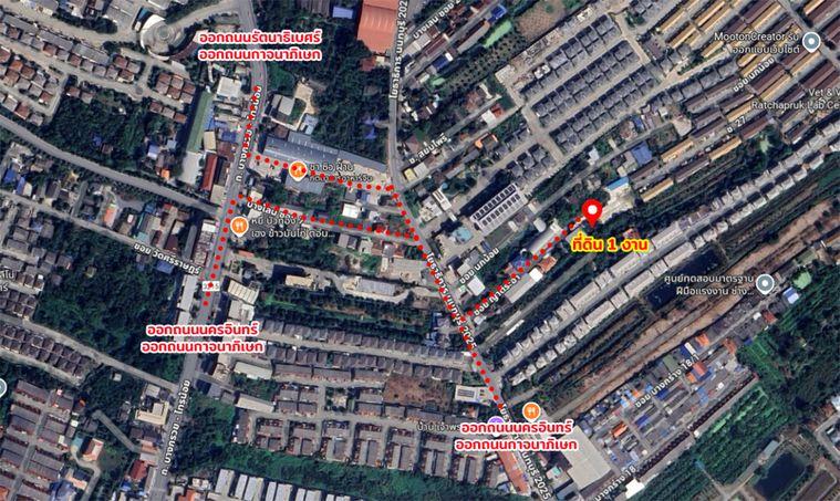 รูป ขายที่เปล่า ซอยวัดสวนแก้ว ถนนราชพฤกษ์ บางกร่าง เมืองนนทบุรี - รูปที่ 9/9