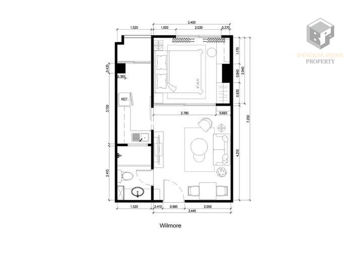 รูป Wilmore Condominium | อยู่ใกล้กับรถไฟฟ้า BTS สายสีเขียว สถานีเสนานิคม / สถานีรัชโยธิน - รูปที่ 7/7