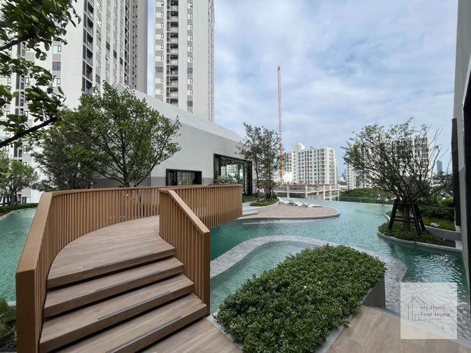รูป 📌condo for rent ห้องใหม่ 🎀 Cobe Ratchada Rama9 1 bedroom 20,000/month - รูปที่ 8/10
