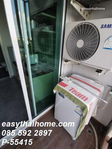 รูป P-55415 หิ้วกระเป๋าใบเดียวเข้าอยู่ได้เลย Regent Orchid Sukhumvit 101 1นอน ชั้น 18 วิวเมือง ใกล้ BTS ปุณณวิถี Line: @easythaihome 085-592-2897 - รูปที่ 9/9
