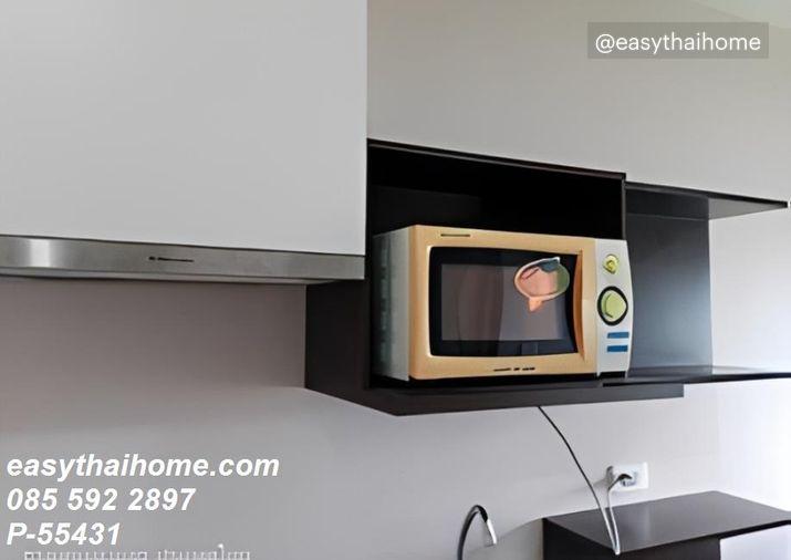 รูป P-55431 🔥 ให้เช่าคอนโด (แต่งสวยสไตล์ Warm & Modern) Baan Navatara เกษตร-นวมินทร์ ใกล้ MRT ลาดพร้าว / ทางด่วน Line ID: @easythaihome 085-592-2897 - รูปที่ 12/18