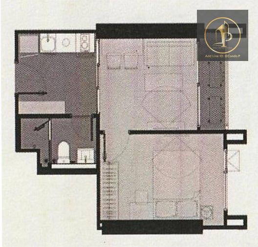 picture 🎈#CT2305_158 🎈💥Urgent💥 Available August 30, 2026. Click quickly before it's gone‼️ For Rent 24k.🔥 Condo Life Asoke Hype - 13/15