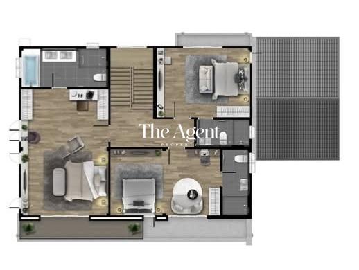 รูป ขายบ้านเดี่ยว เซนโทร ทวีวัฒนา เนื้อที่ 102.8 ตร.ว. พื้นที่ใช้สอย 320 ตร.ม. 4 นอน 5 น้ำ จอดรถ 4 คัน หลังใหญ่ ใกล้บรมราชชนนี เพชรเกษม กาญจนาภิเษก - รูปที่ 86/88
