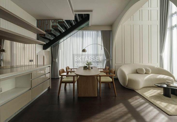 รูป ห้องว่าง* ✅ ✅ ให้เช่า - LAVIQ Sukhumvit 57 , Super Luxury Duplex 2 ห้องนอน พร้อมเข้าอยู่ ติดต่อไลน์ @bktasset โทร 095-325-8928 - รูปที่ 3/6