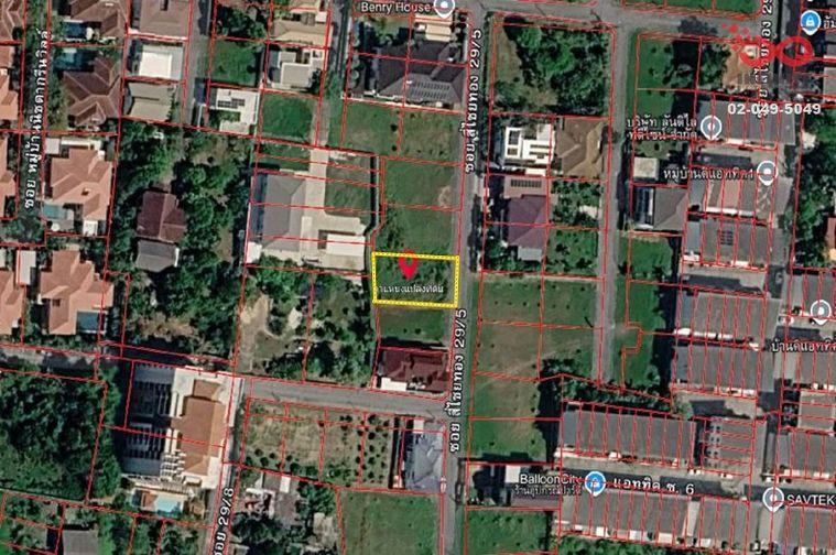 รูป ขายที่ดิน 95 ตร.ว. หมู่บ้านสี่ไชยทอง ซอยแจ้งวัฒนะ 24 ปากเกร็ด นนทบุรี ใกล้เซ็นทรัล แจ้งวัฒนะ และรถไฟฟ้าสายสีชมพู - รูปที่ 3/3