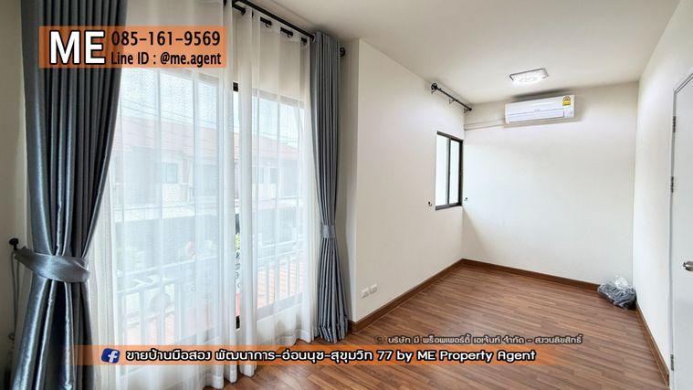 รูป โปรโมชั่น‼️ขาย  ทาวน์เฮ้าส์มุม พฤกษาวิลล์ 57 พัฒนาการ 32 บ้านตกแต่งสวยพร้อมอยู่ ใกล้เอกมัย ทองหล่อ สุขุมวิท โทร 064-954-9619 (TB59-22) - รูปที่ 9/16