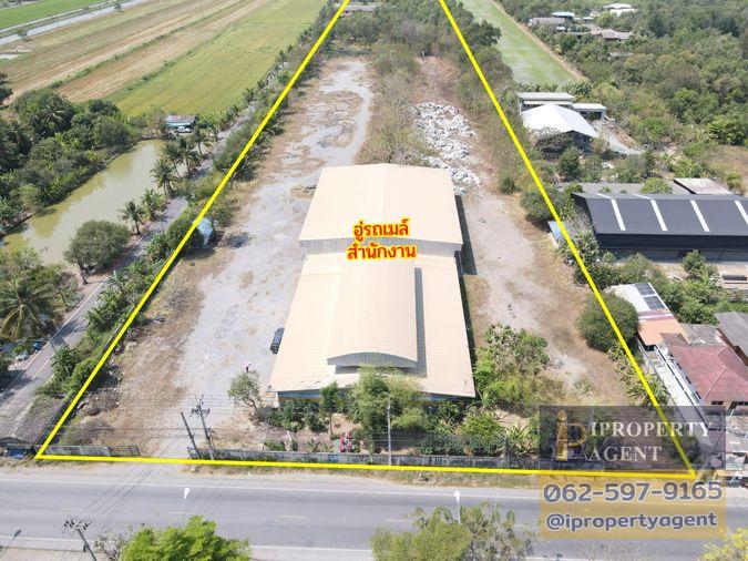 รูป ขายที่ดิน พร้อมสำนักงานอู่รถเมล์ หอพัก พื้นที่กว้าง พร้อมใช้งาน คลองหก ปทุมธานี - รูปที่ 5/12