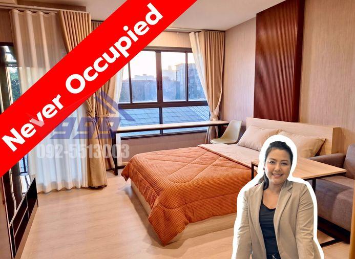 รูป 🏙️ให้เช่าคอนโด Dcondo Calm Ramkhamhaeng 40 - ห้องสวยไม่เคยมีใครเข้าอยู่ - รูปที่ 1/7