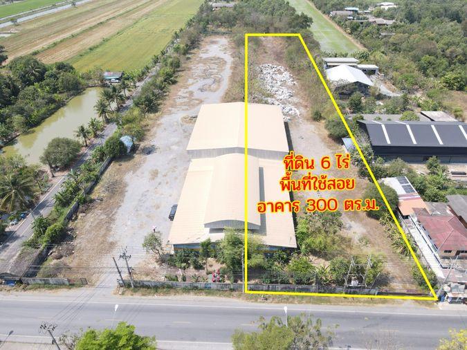 รูป ให้เช่าที่ดินพร้อมโกดัง บนที่ดิน 6 ไร่ คลองหก ปทุมธานี - รูปที่ 1/9