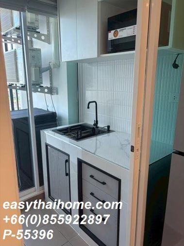 รูป P-55396 🔥 ให้เช่าคอนโด ชั้น 22 (แต่งสวยพร้อมอยู่ วิวเมือง ใกล้ BTS บางนา) Regent Home Bangna Line ID: @easythaihome 085-592-2897 - รูปที่ 10/14