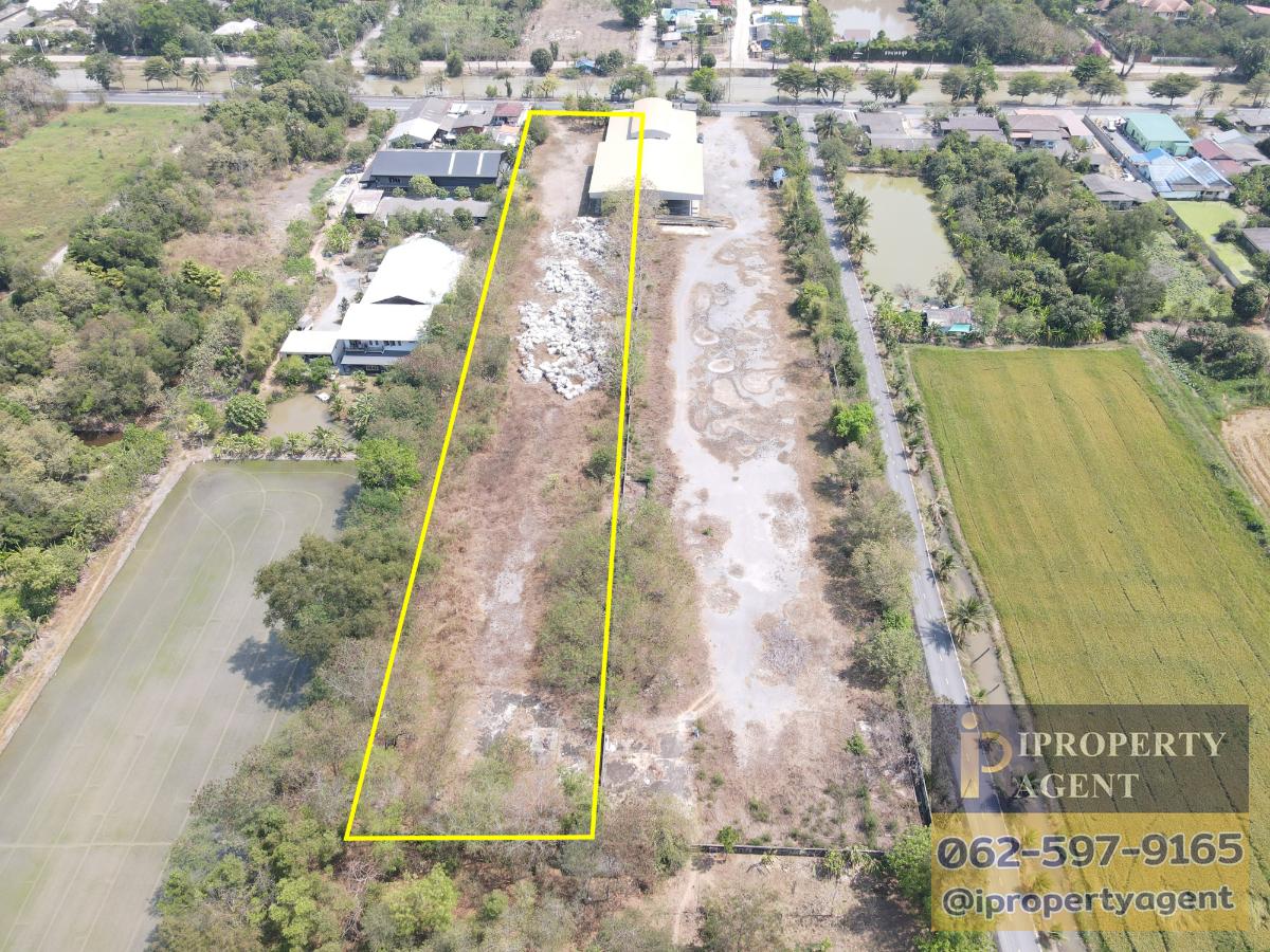 picture Land with warehouse for rent on 6 rai of land, Khlong Hok, Pathum Thani. - 5/9