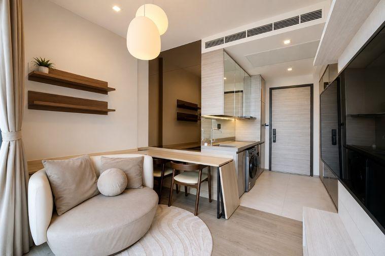 รูป ✨🦄 Ready to move 🦄✨ The Crest Park Residences เฟอร์ครบจบในที่เดียว โทร 096-2493698 (TCR0068) - รูปที่ 2/13