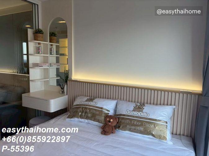 รูป P-55396 🔥 ให้เช่าคอนโด ชั้น 22 (แต่งสวยพร้อมอยู่ วิวเมือง ใกล้ BTS บางนา) Regent Home Bangna Line ID: @easythaihome 085-592-2897 - รูปที่ 2/14