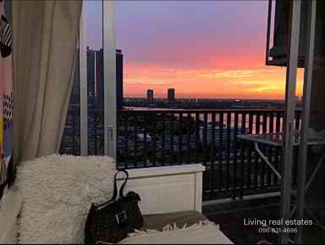 picture Condo for Rent: Manor Sanambinnam | 58 sq.m. | 17th Floor | Building B | River View - 8/8