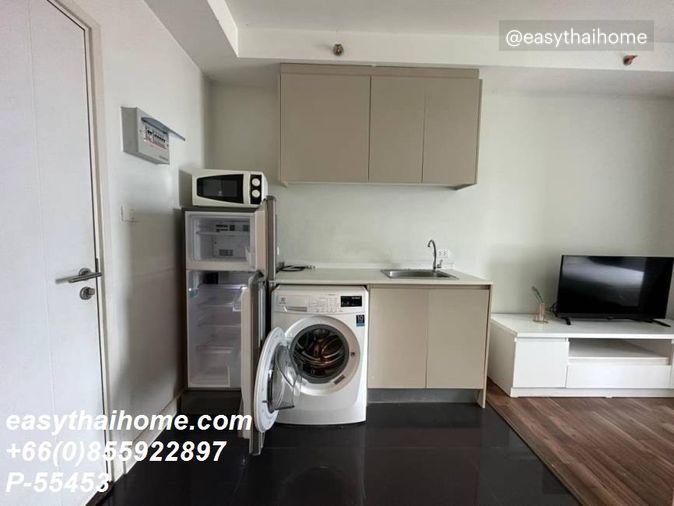 รูป P-55453 | เอ สเปซ มี บางนา🔥✨ คอนโดให้เช่า 1 ห้องนอน ชั้นสูง วิวเมือง เฟอร์นิเจอร์ครบ พร้อมเครื่องซักผ้า ตรงข้าม Mega Bangna และ IKEA พร้อมเข้าอยู่ ✨ - รูปที่ 3/11