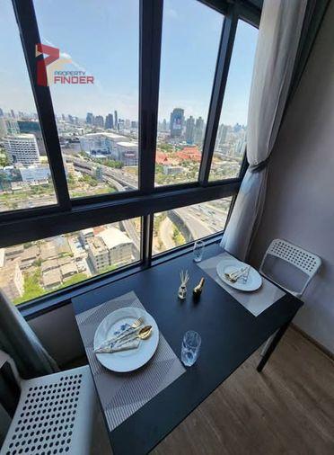 รูป PFD-08868 ให้เช่าคอนโด ไอดีโอ พระราม 9-อโศก (Ideo Rama 9-Asoke) ห้อง Duplex วิวเมืองปัง แต่งครบพร้อมอยู่ ใกล้ MRT พระราม 9 🏙️✨ - รูปที่ 4/8