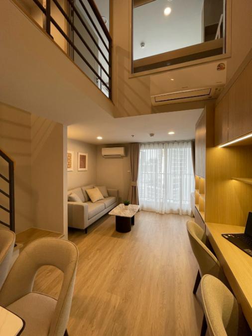 รูป ✨ ห้องสวยวิวโล่ง! Culture Chula | Duplex 2นอน 56ตร.ม. ชั้นสูง | ใกล้ MRT สามย่าน | 55K/ด. ⚡ นัดชมฟรี ทักด่วน! - รูปที่ 4/12