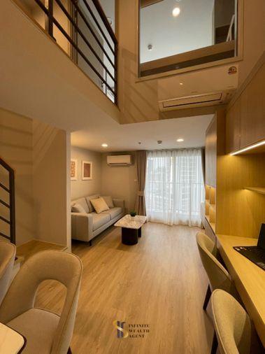 รูป ✨ ห้องสวยวิวโล่ง! Culture Chula | Duplex 2นอน 56ตร.ม. ชั้นสูง | ใกล้ MRT สามย่าน | 60K/ด. ⚡ นัดชมฟรี ทักด่วน! - รูปที่ 4/12