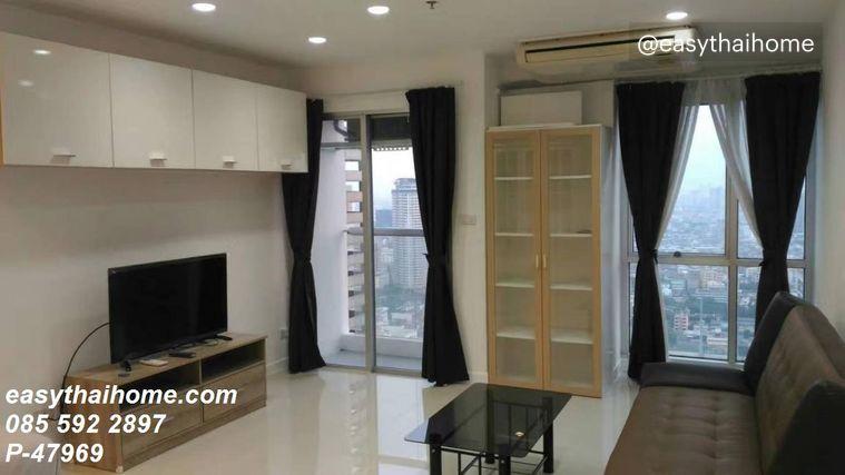 รูป P-47969 ด่วน! ห้องปล่อยเช่า ชั้น 35 Silom Suite (สีลม สวีท) 45 ตร.ม. 1bed ชั้น 35 วิวเมือง ใกล้ BTS ช่องนนทรี Line ID: @easythaihome 085-592-2897 - รูปที่ 2/4