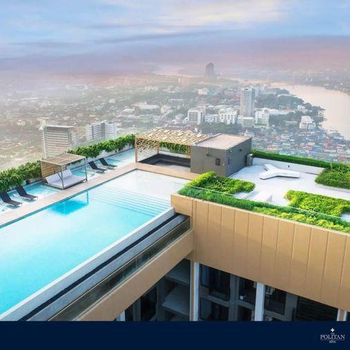 รูป 🔥ว่างพร้อมเข้าอยู่🔥#NOP1694 The Politan Rive ✅แอดไลน์นัดชมห้อง🌸 - รูปที่ 11/12