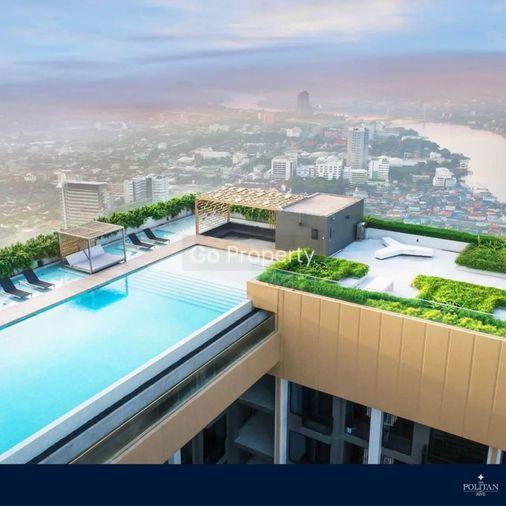 รูป 🔥ว่างพร้อมเข้าอยู่🔥#NOP1694 The Politan Rive ✅แอดไลน์นัดชมห้อง🌸 - รูปที่ 11/12