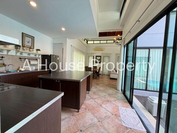 picture Detached house for rent in Sam Mukh Thani Village, Bang Saen. Convenient location, pleasant living environment. - 8/19