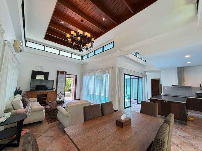 picture Detached house for rent in Sam Mukh Thani Village, Bang Saen. Convenient location, pleasant living environment. - 9/19