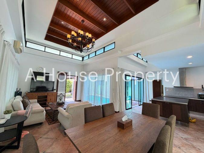 picture Detached house for rent in Sam Mukh Thani Village, Bang Saen. Convenient location, pleasant living environment. - 9/19
