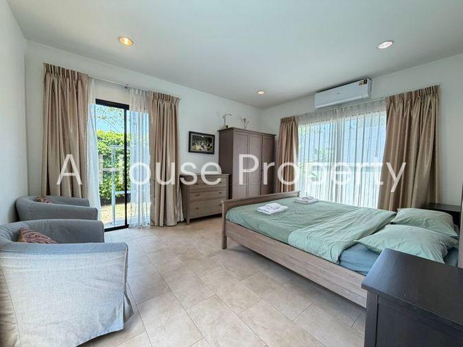 picture Detached house for rent in Sam Mukh Thani Village, Bang Saen. Convenient location, pleasant living environment. - 12/19