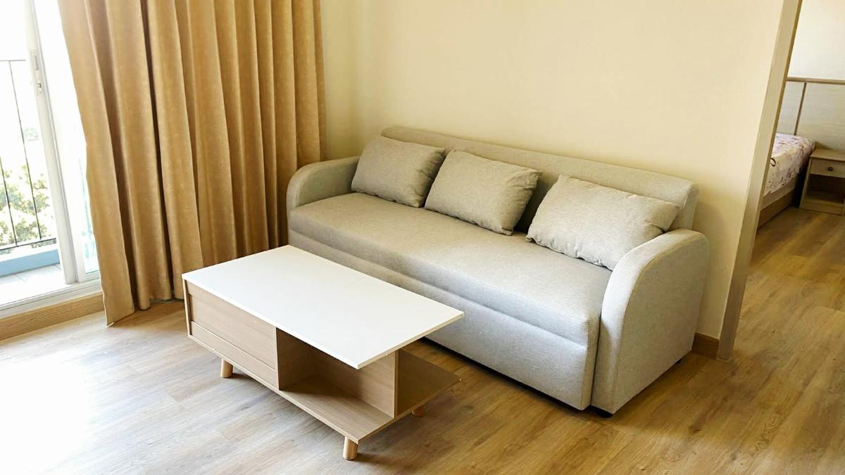 picture Fresh Paint, New Flooring & New Sofa! 59 Sqm 2BR Unit on 10th Floor - 2/26