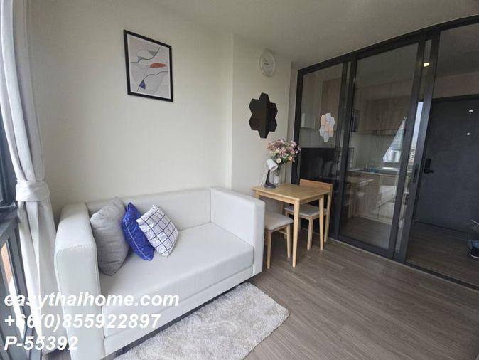 รูป P-55392 |  บีท สุขุมวิท🔥✨คอนโดให้เช่า 1 ห้องนอน วิวเมือง เฟอร์นิเจอร์ครบ พร้อมเครื่องซักผ้า ใกล้ BTS บางจาก พร้อมเข้าอยู่ ✨ - รูปที่ 8/11