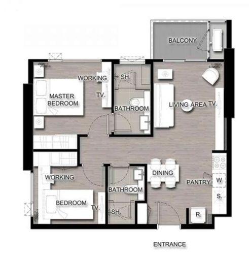 picture 🏢 Condo for Rent: The Saint Residences   Property Code | LNP-C14223 - 22/22