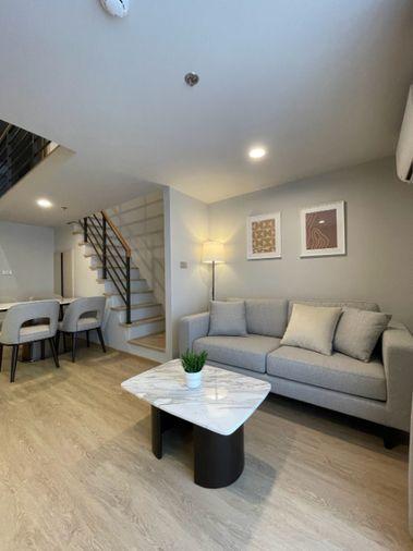 รูป ✨ ห้องสวยวิวโล่ง! Culture Chula | Duplex 2นอน 56ตร.ม. ชั้นสูง | ใกล้ MRT สามย่าน | 60K/ด. ⚡ นัดชมฟรี ทักด่วน! - รูปที่ 5/12