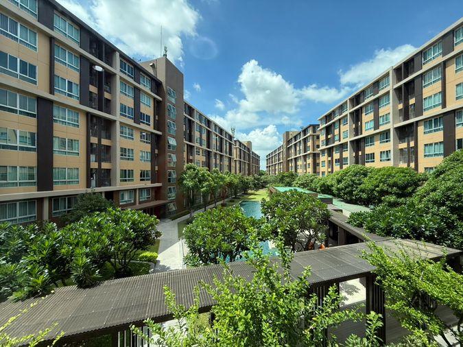 รูป 🛋️ dcondo Campus Resort Rangsit (ดีคอนโด แคมปัส รีสอร์ท รังสิต) เฟส1 7,500 / เดือน สัญญา 2 ปี ชั้น 3 ตึก D  ทักไลน์ @802dkhwu ตอบเร็ว นัดดูห้องได้ - รูปที่ 1/8
