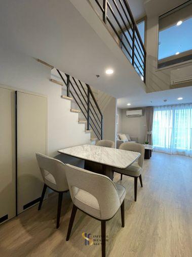 รูป ✨ ห้องสวยวิวโล่ง! Culture Chula | Duplex 2นอน 56ตร.ม. ชั้นสูง | ใกล้ MRT สามย่าน | 60K/ด. ⚡ นัดชมฟรี ทักด่วน! - รูปที่ 10/12