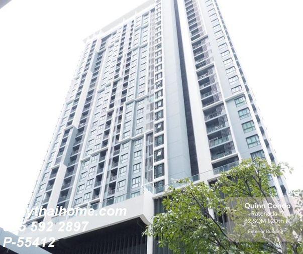 รูป P-55412 ห้องสวย สภาพใหม่ Clean & Cozy Quinn Condo Ratchada 52 ตร.ม. 1bed + ห้องทำงาน ใกล้ MRT สุทธิสาร Line ID: @easythaihome 085-592-2897 - รูปที่ 10/15