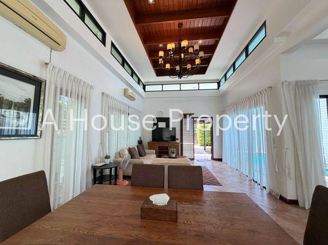 picture Detached house for rent in Sam Mukh Thani Village, Bang Saen. Convenient location, pleasant living environment. - 10/19