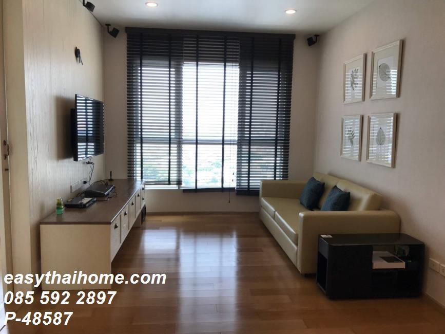 รูป P-48587 Hive Sathorn 2 นอน 2 น้ำ (เตียงใหญ่+ห้องเล็กเตียงสองชั้น Bunk Bed) 70 ตร.ม. ชั้น 17 วิวเมือง รวมส่วนกลาง Line ID: @easythaihome 085-592-2897 - รูปที่ 4/10