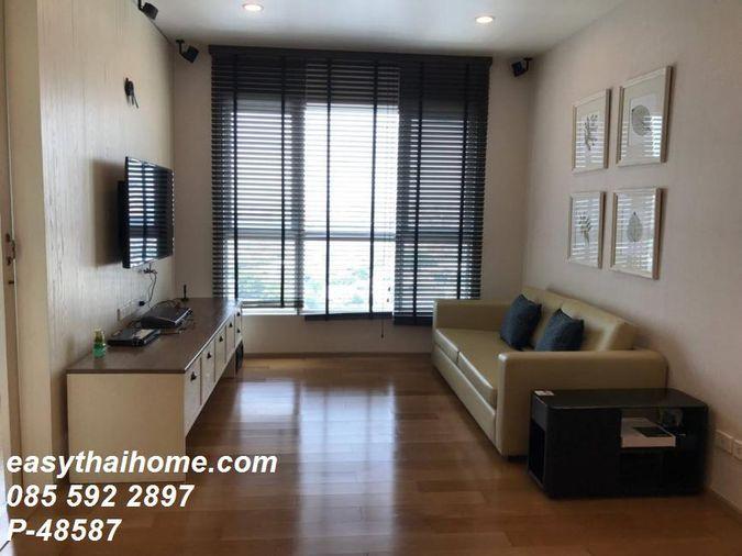 รูป P-48587 Hive Sathorn 2 นอน 2 น้ำ (เตียงใหญ่+ห้องเล็กเตียงสองชั้น Bunk Bed) 70 ตร.ม. ชั้น 17 วิวเมือง รวมส่วนกลาง Line ID: @easythaihome 085-592-2897 - รูปที่ 4/10