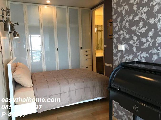 รูป P-48587 Hive Sathorn 2 นอน 2 น้ำ (เตียงใหญ่+ห้องเล็กเตียงสองชั้น Bunk Bed) 70 ตร.ม. ชั้น 17 วิวเมือง รวมส่วนกลาง Line ID: @easythaihome 085-592-2897 - รูปที่ 8/10