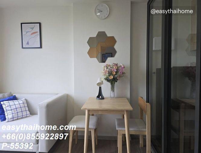 รูป P-55392 | บีท สุขุมวิท🔥✨คอนโดให้เช่า 1 ห้องนอน วิวเมือง เฟอร์นิเจอร์ครบ พร้อมเครื่องซักผ้า ใกล้ BTS บางจาก พร้อมเข้าอยู่ ✨ - รูปที่ 10/11