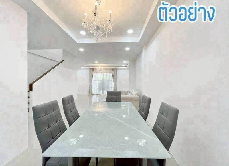 รูป ขายทาวน์เฮาส์รีโนเวทใหม่ หมู่บ้านธัญวลัย ศรีราชา ทำเลดี พร้อมอยู่ - รูปที่ 5/7